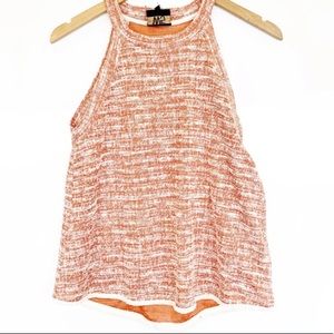 Arizona burnt orange and white top.